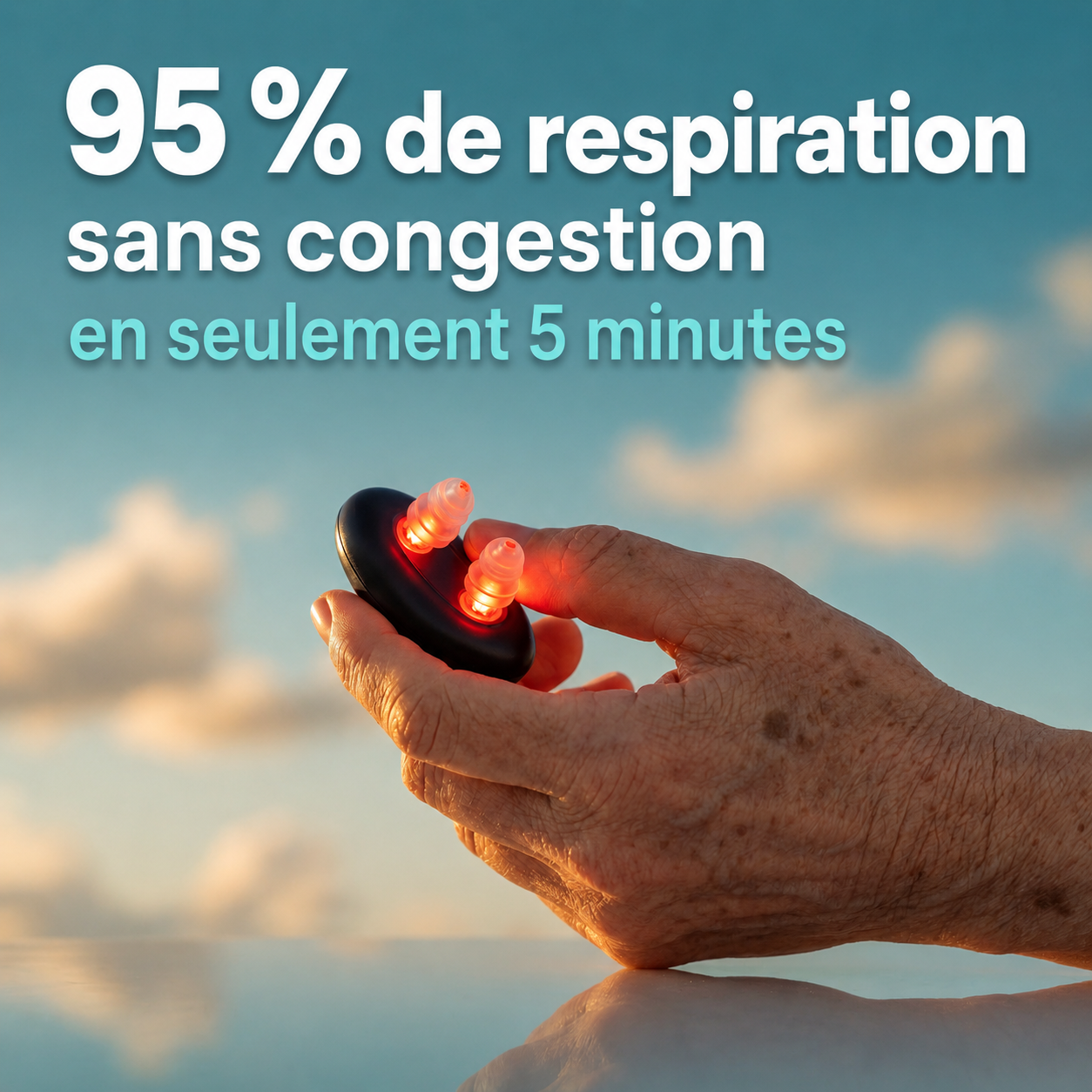 Sinolum Soulagement nasal par lumière rouge