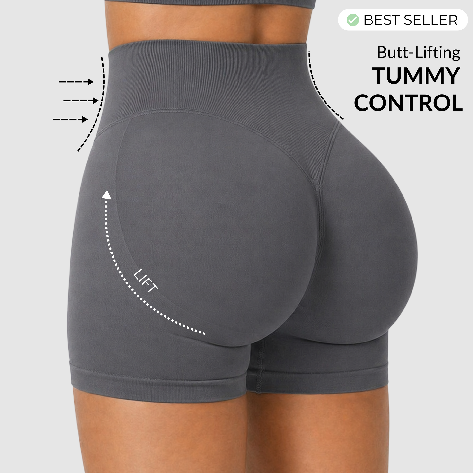 Contour Shorts - Dark Gray